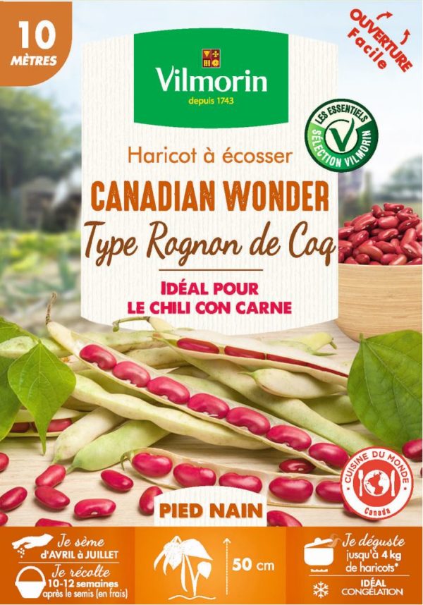 Vilmorin - Haricot rouge canadian wonder