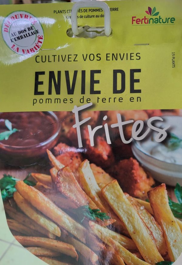 Envie de pomme de terre Frite: 15 plants