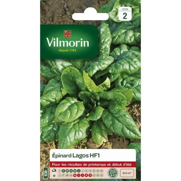 Vilmorin - Epinard lagos