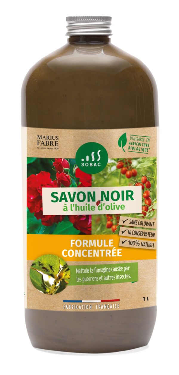 Savon noir à l'huile d'olive: Concentré 1 Litre
