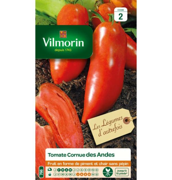 Vilmorin - Tomate cornue des andes