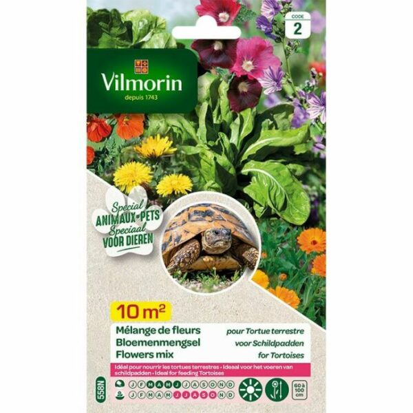 Vilmorin - Mélange de fleurs pour tortue terrestre 10m²